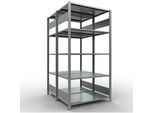 SCHULTE Lagertechnik - Stecks.Doppelgrundregal Typ 150 - 2000x1000x2x600 mm verz.2x5 Böden