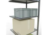 SCHULTE Lagertechnik - Stecksystem Anbauregal - 2000x 750x600 mm, Typ 150 kg