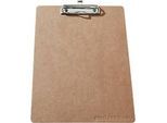 Schäfer Shop Pure Klemmbrett, 50 DIN-A4-Blatt á 80g/qm, B 230 x H 320 mm, braun