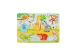 Goki African Animals Lift Out Puzzle