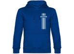 multifanshop Kapuzen Sweatshirt - Holstein - Streifen - Druck weiß - Hoodie