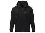 multifanshop Kapuzen Sweatshirt Jacke - Dortmund - Herzschlag - Druck gelb - Jacke