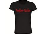 multifanshop Kinder T-Shirt - Frankfurt - Frankfurter Mädchen - Druck rot - Kind