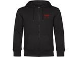 multifanshop Kapuzen Sweatshirt Jacke - Augsburg - Herzschlag - Druck rot - Jacke