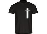 multifanshop Kinder T-Shirt - Germany - Streifen - Druck weiß - Kind