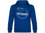 multifanshop Kapuzen Sweatshirt - Hoffenheim - Meine Fankurve - Druck weiß - Hoodie