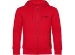 multifanshop Kapuzen Sweatshirt Jacke - St. Pauli - Brust & Seite - Druck braun - Sweat