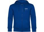 multifanshop Kapuzen Sweatshirt Jacke - Hamburg - Herzschlag - Druck weiß - Sweat