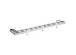 Emco Loft Doppelbadetuchhalter 056100160 chrom, 642 mm, mit 3 abnehmbaren Haken weiss