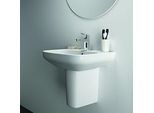 Ideal Standard i.life A Waschtisch T451201 mit Hahnloch, mit Überlauf, 55 x 44 x 18 cm, weiß