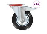 vidaXL 16 Stk. Lenkrollen 160 mm