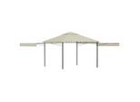 vidaXL Pavillon mit Doppelt Erweiterten Dächern 3x3x2,75 cm 180 g/m²