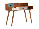 vidaXL Schreibtisch 110 x 50 x 90 cm Akazienholz Massiv