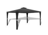 vidaXL Gartenpavillon mit Dach 3 x 4 m Dunkelgrau