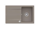 Villeroy & Boch Siluet Einbauspüle 333402TR mit Ablaufgarnitur und Exzenterbetätigung, Timber