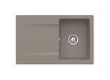 Villeroy & Boch Siluet Einbauspüle 333401TR mit Ablaufgarnitur und Handbetätigung, Timber