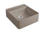 Villeroy und Boch Spülstein Einzelbecken 632062TR Ablaufgarnitur, Exzenterbetätigung, Befestigungssatz, Timber