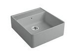 Villeroy und Boch Spülstein Einzelbecken 632062SL Ablaufgarnitur, Exzenterbetätigung, Befestigungssatz, Stone