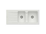 Villeroy & Boch Architectura Einbauspüle 338001SM mit Ablaufgarnitur und Handbetätigung, Steam
