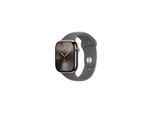 Apple Watch Series 10 GPS + Cellular 46mm - Titanium Case with Stone Grey Sport Band - M/L