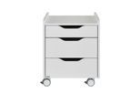 PAIDI Rollcontainer Rollcontainer 3S ¦ weiß ¦ Maße (cm): B: 44,3 H: 53,29 T: 57.3