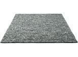 Wollteppich THEKO "Arlberg" Gr. 3, grau (dunkelgrau), B:140cm H:23mm L:200cm, Wolle, Teppiche, reine Wolle, Strickoptik, ideal im Wohnzimmer & Schlafzimmer