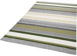 Teppich GINO FALCONE "Rosetta-Stripes" Gr. 6, grün, B:190cm H:20mm L:290cm, Kunstfaser, Teppiche, Teppich, In- und Outdoor geeignet, Wohnzimmer