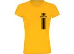 multifanshop Damen T-Shirt - Deutschland - Streifen - Druck schwarz - Frauen