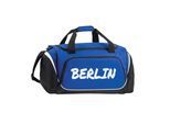 multifanshop Sporttasche - Berlin blau - Textmarker - Druck weiß - Tasche