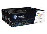 Original HP LaserJet Pro 400 color M 451 dw (CF370AM / 305A) Toner Cyan,Magenta,Gelb