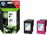Original HP DeskJet 2546 P (N9J72AE / 301) Druckerpatrone Schwarz,Color (Cyan,Magenta,Gelb)