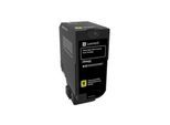 Original Lexmark CX 725 dthe (84C2HYE) Toner Gelb