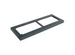 Schäfer Shop Genius Stahlsockel TETRIS WOOD, für Regale/Schränke B 1000 mm, anthrazit