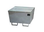 Auffangwanne BAUER AO-1, Stahl, 229 l, B 800 x T 800 x H 545 mm, verzinkt