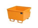 Auffangwanne BAUER AO-1, Stahl, 229 l, B 800 x T 800 x H 545 mm, orange