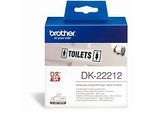 Brother Endlos-Etikett DK-22212, 62mm x 15,24m, Film weiss