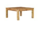 vidaXL Couchtisch 80x80x40 cm Massivholz Mango