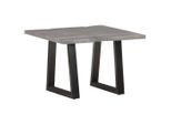 vidaXL Couchtisch mit Baumkanten 60x60x40 cm Massivholz Akazie