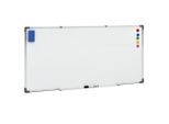 vidaXL Magnetisches Whiteboard Weiß 110x60 cm Stahl