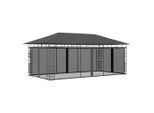 vidaXL Pavillon mit Moskitonetz 6x3x2,73 m Anthrazit