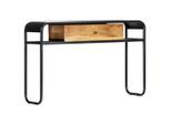 vidaXL Konsolentisch 118 x 30 x 75 cm Massivholz Mango