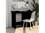 vidaXL Schreibtisch Schwarz 100x50x76 cm Holzwerkstoff