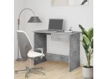 vidaXL Schreibtisch Betongrau 100×50×76 cm Holzwerkstoff