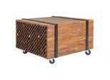 vidaXL Beistelltisch Teak 60x60x38 cm