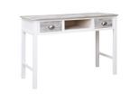 vidaXL Schreibtisch Grau 110×45×76 cm Holz