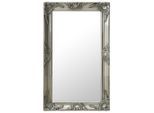 vidaXL Wandspiegel im Barock-Stil 50x80 cm Silbern