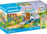 Playmobil® Konstruktions-Spielset »Mobile Reitschule (71493), Horses of Waterfall«, (109 St.), Made in Europe