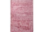 Teppich TOM TAILOR HOME "Shine uni", rosa, B:50cm H:8mm L:80cm, Viskose, Teppiche, Teppich, Handweb Teppich, 100% Viskose, handgewebt, mit elegantem Schimmer