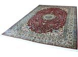 Kayoom Seidenteppich »Kashan 999x11«, rechteckig, 10 mm Höhe, Einzelstück mit Zertifikat, Wohnzimmer