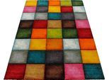 Teppich MERINOS "Belis 22605", bunt (multi), B:120cm H:18mm L:170cm, Polypropylen (PP), Teppiche, Teppich, Wohnzimmer, moderner farbenfroher Kurzflorteppich